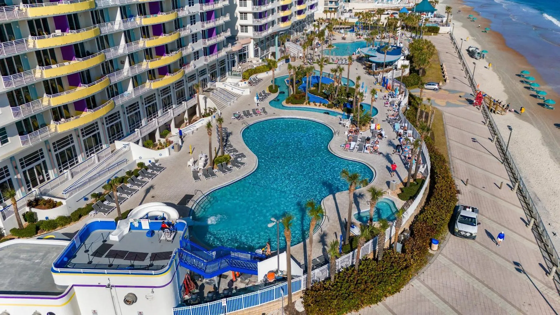 بيت للعطل Breath Taking 3 Bedroom Direct Oceanfront Condo With Private Balcony At The Wyndham Ocean Walk Resort دايتونا بيتش الولايات المتحدة الأمريكية
